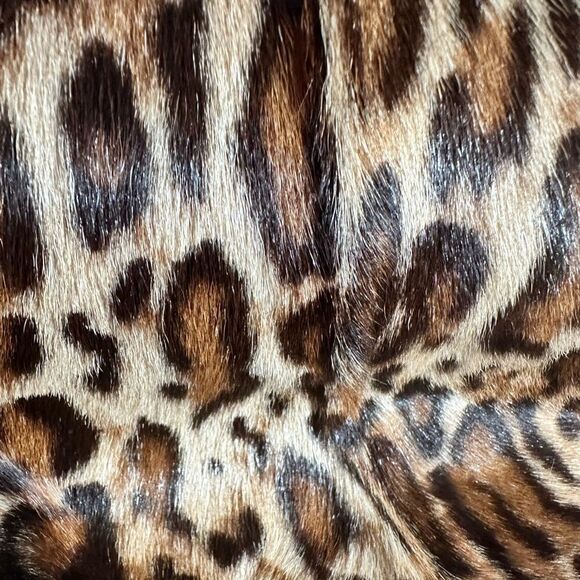 Ralph Lauren Leopard/Ocelot Print Shearling Mereworth Vest - Picture 11 of 16
